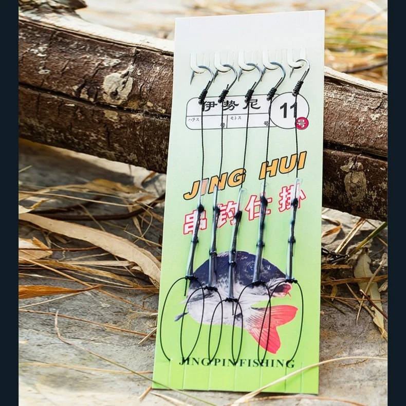 满5包包邮大力马串钩伊势尼钩型钓鱼钩快速高碳钢耐用结实耐磨