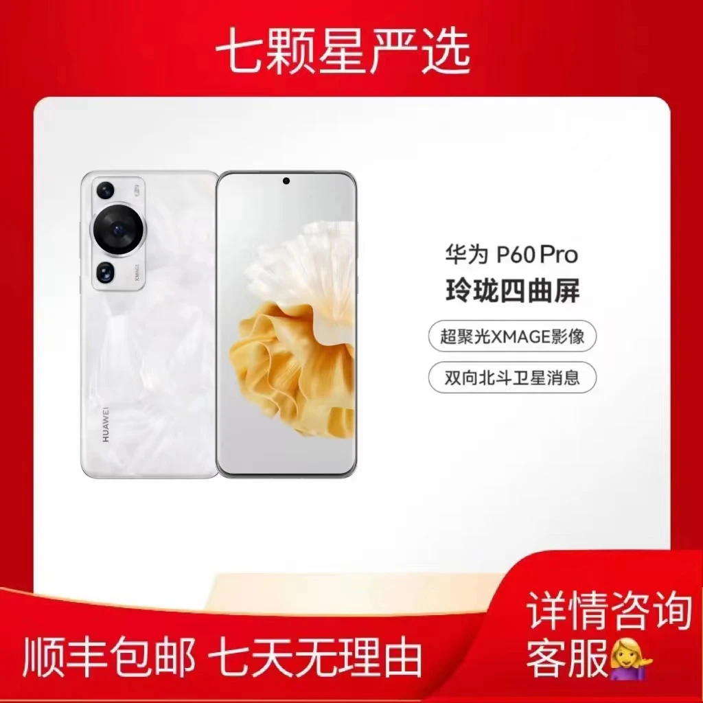 99新 Huawei/华为 华为 P60 Pro 全网通4G夜视北斗昆仑玻璃 p60