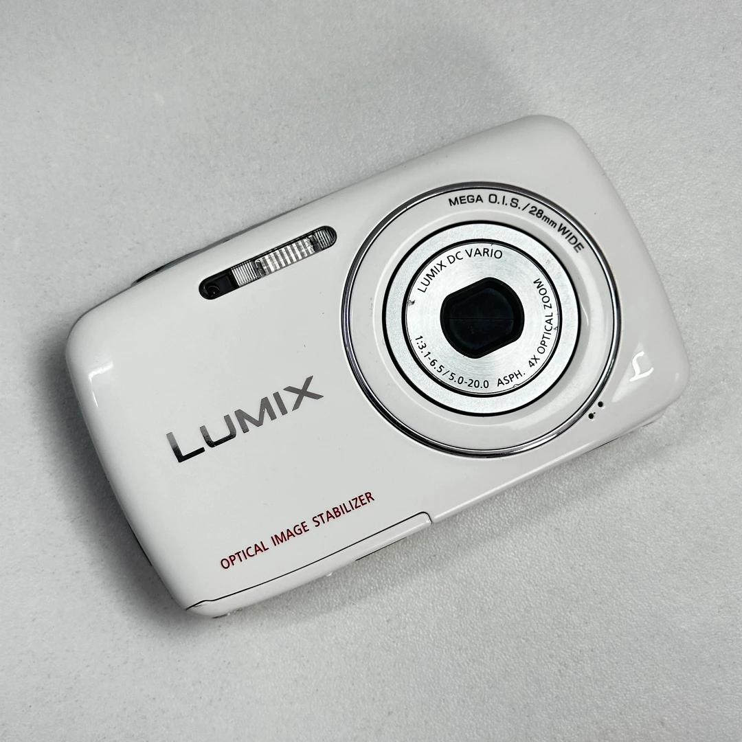 9新  松下S3 奶白色 高颜值CCD数码相机