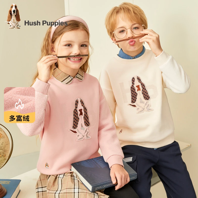 暇步士童装卡通百搭圆领卫衣