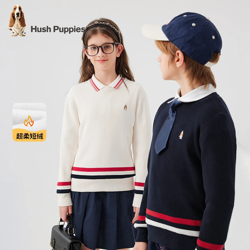 经典学院风线衣 秋新款亲肤暇步士童装