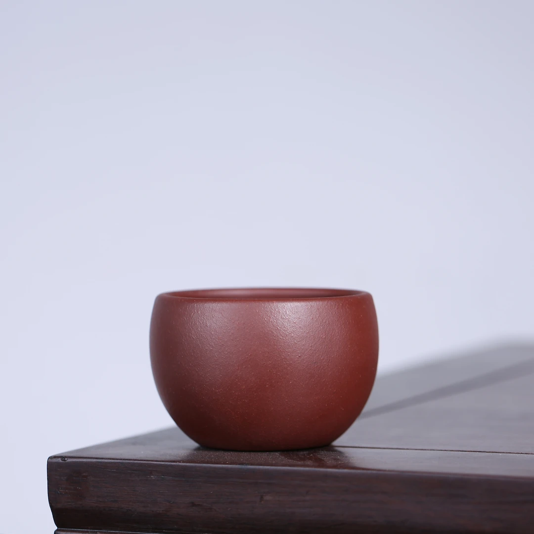福道堂紫砂泥 矮光光品茗紫砂主人杯