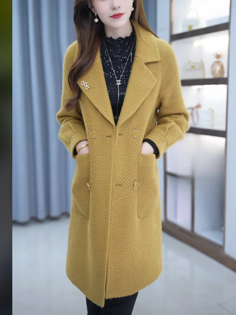 【外套】22655秋冬季新款优雅气质高档减龄休闲显瘦外套M-4XL-XHN