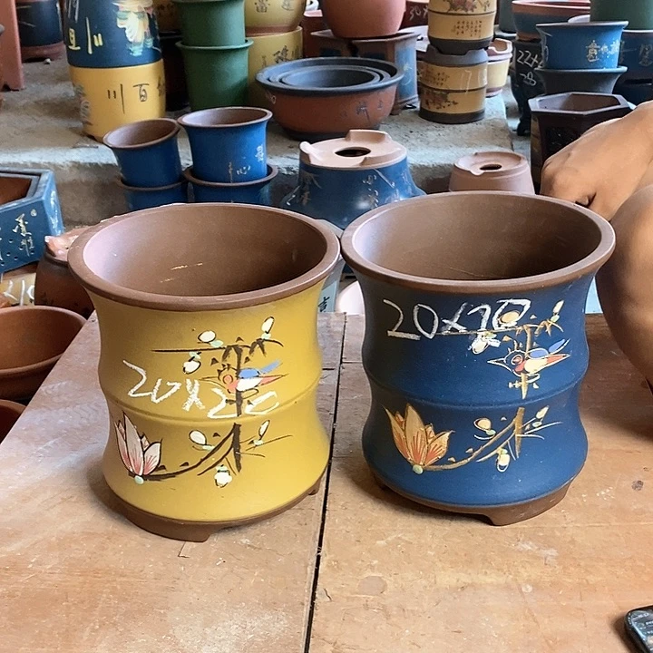 紫砂花盆紫砂花盆