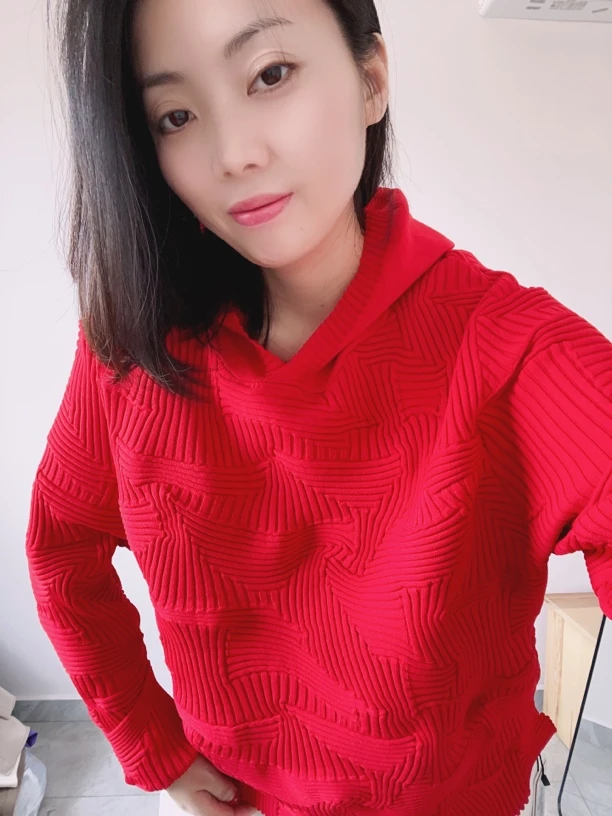 长袖针织衫女宽松大码