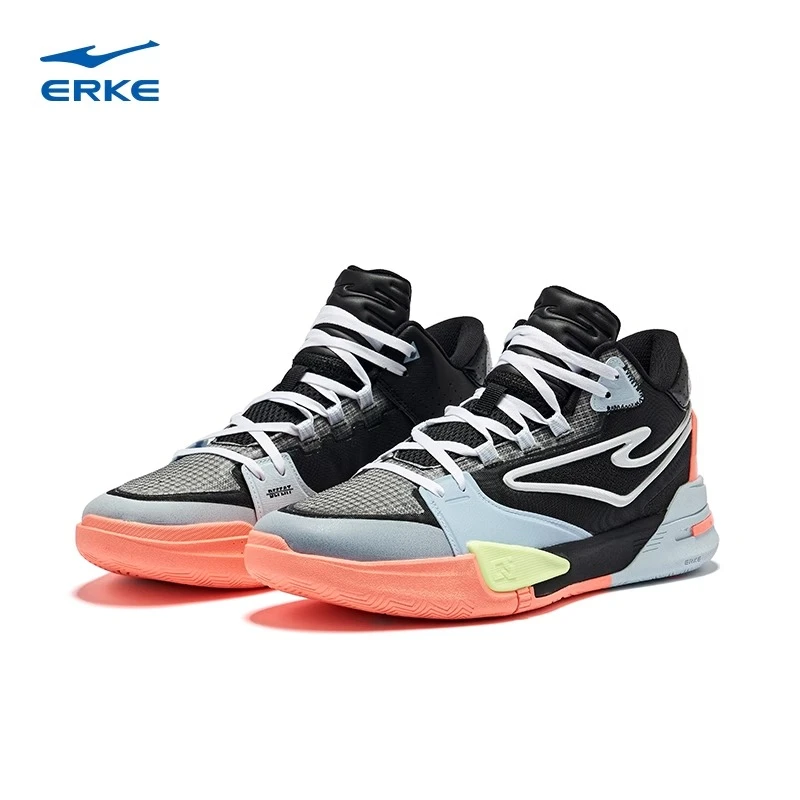 鸿星尔克男子篮球鞋无畏2024春夏新款耐磨回弹运动鞋低帮实战男鞋