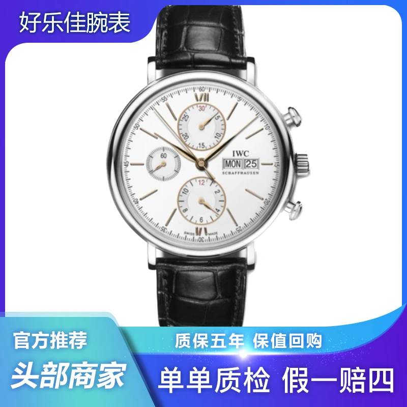 99新 IWC/万国 柏涛菲诺/IW391022/42mm/多功能男表经典简约时尚
