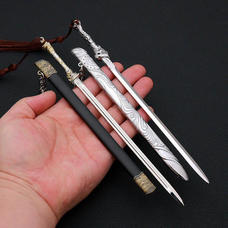 莲花楼影视周边武器全金属22CM模型工艺品摆件少师剑吻颈剑锌合金