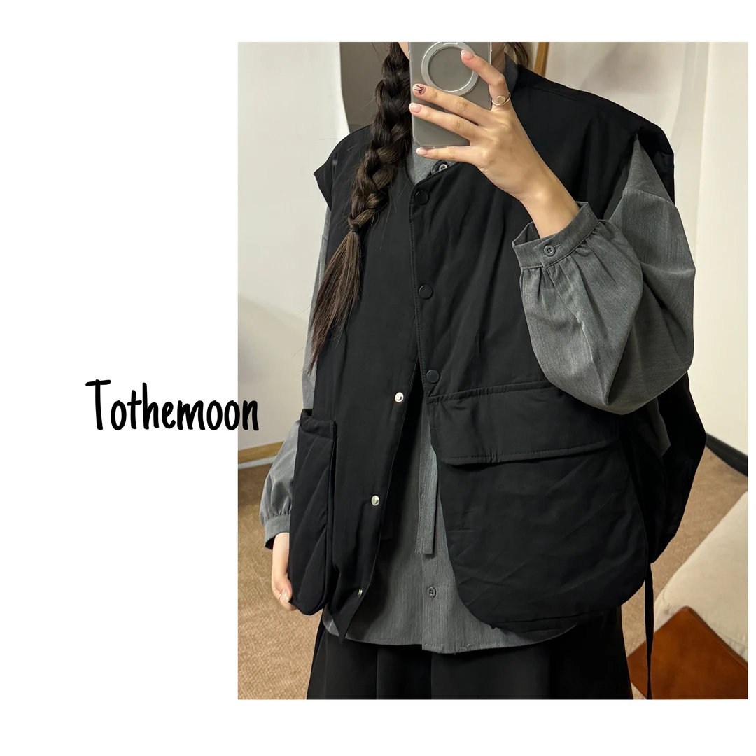 UpSd 原创【流眼泪2.0】马甲棉马甲超厚实保暖马夹秋冬百搭宽松休闲