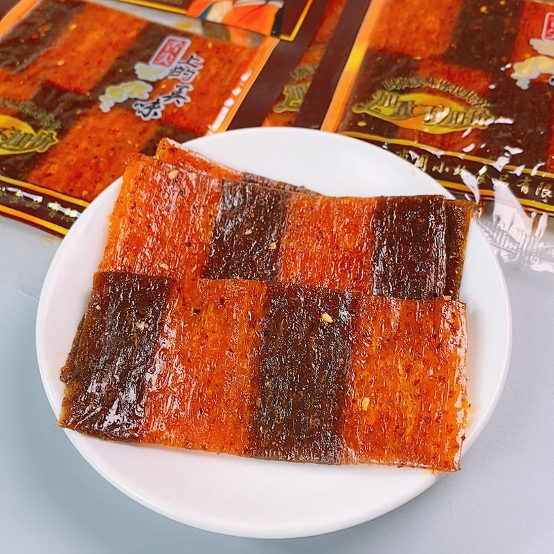 素食面筋臭干子双色豆腐辣条麻辣片20g解馋休闲回忆零食校园5毛钱