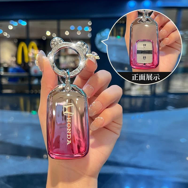 适用2024款本田CRV钥匙套11十一代思域雅阁冠道型格皓影车全包女