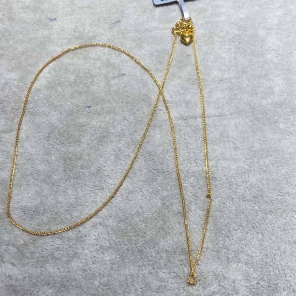 足金999 5G w扣抽拉肖邦链50# 5.765