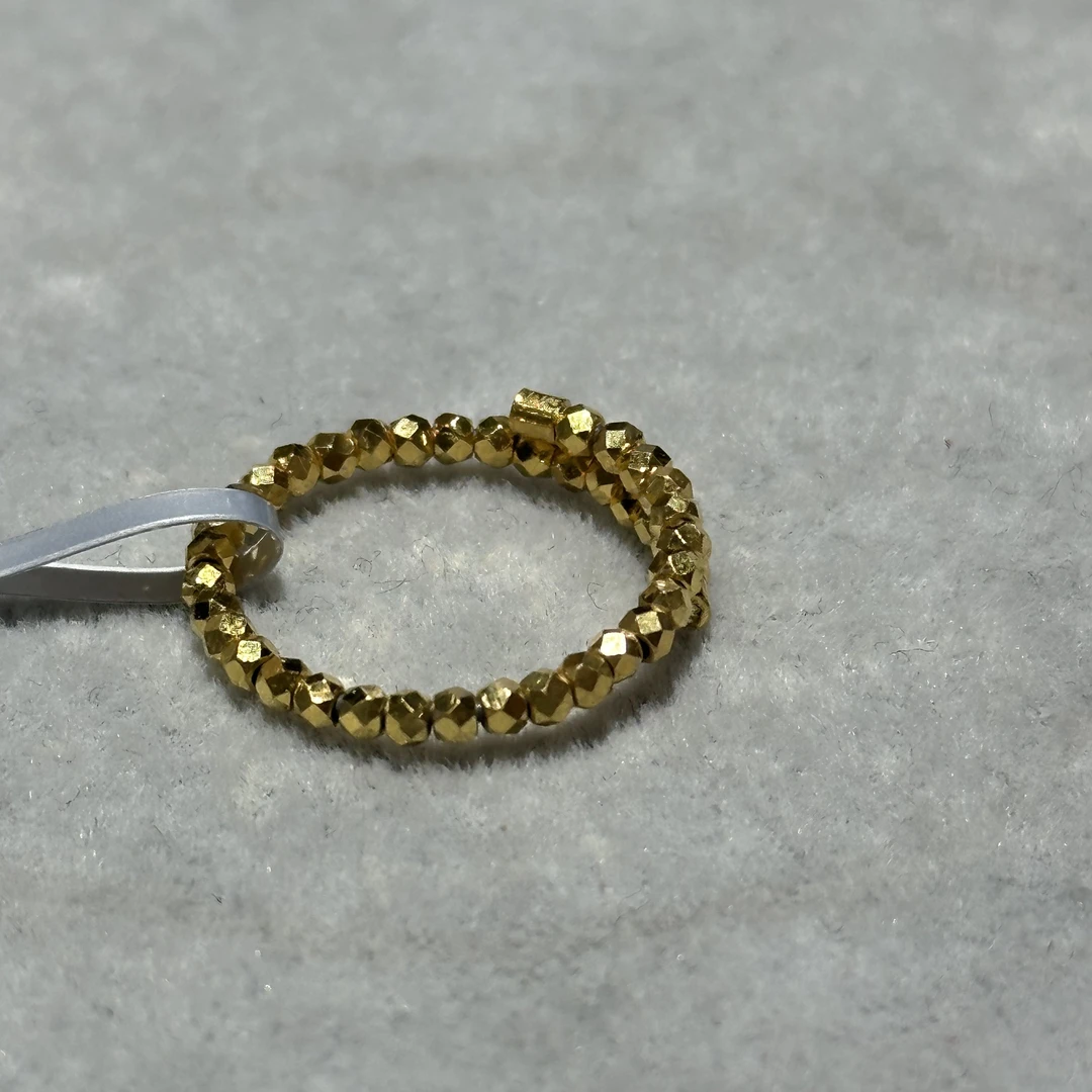 足金999 蹦迪戒指可微调 金重1.250