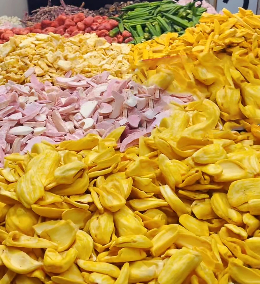 【果蔬脆对对碰】脆香菇秋葵菠萝蜜追剧小零食