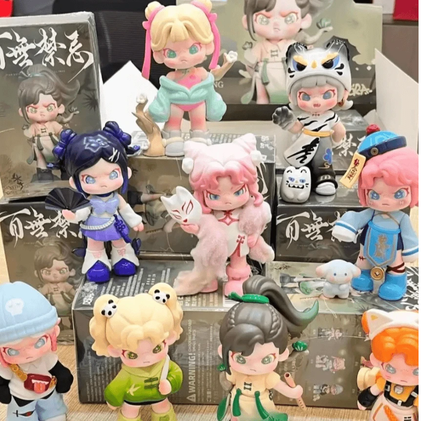 【拆盒】Dora百无禁忌系列潮玩盲盒摆件玩具收藏公仔手办周边