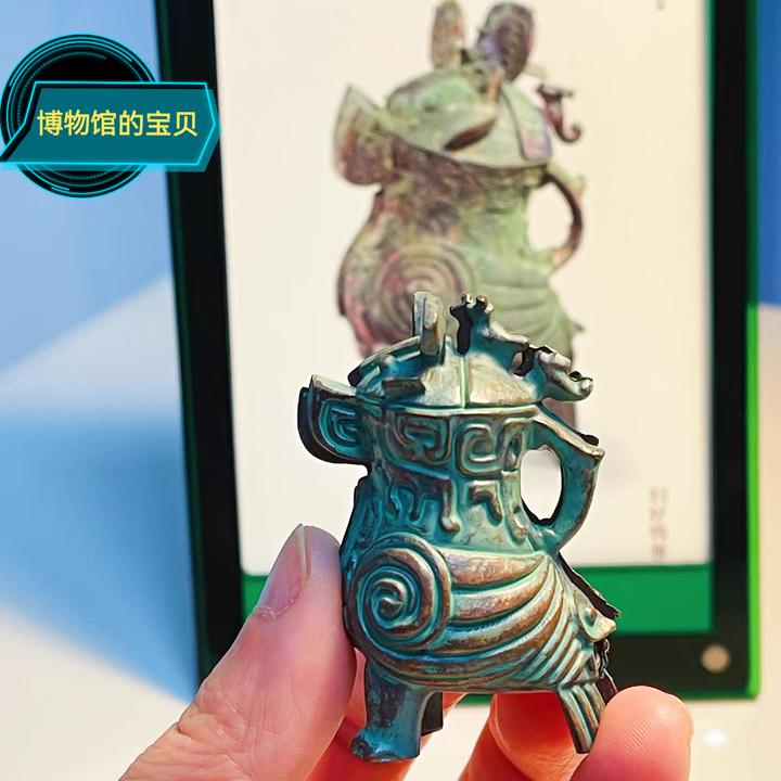 河南博物院文创妇好鸮尊可分可合创意冰箱贴摆件节日旅游纪念品