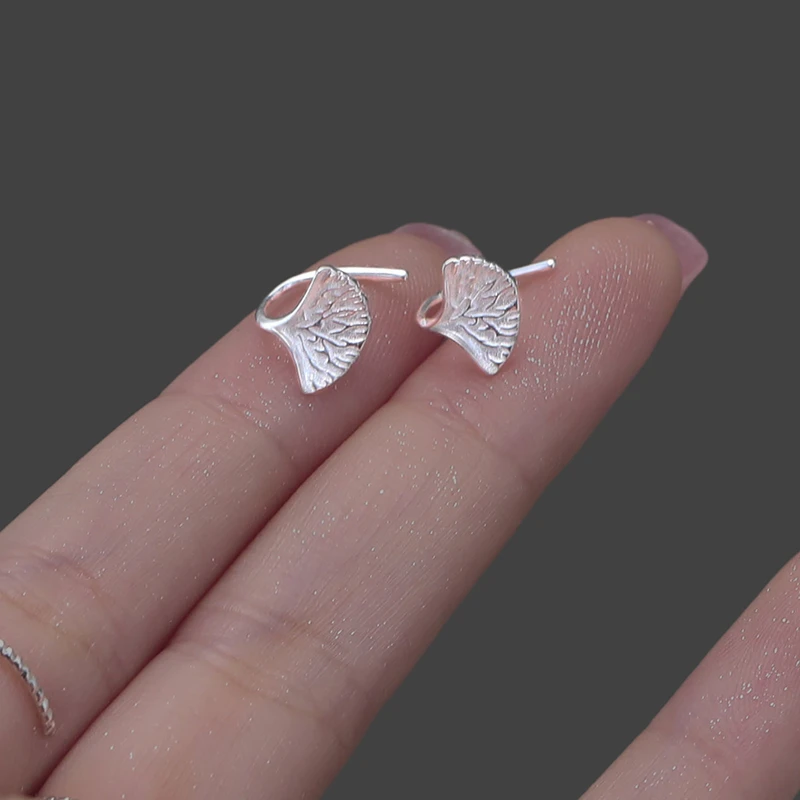 Micro fashion 非金属耳饰 925纯银耳环气质简约森系耳夹耳扣耳饰