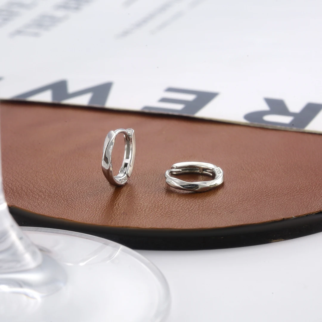 Micro fashion 925银耳饰 莫比乌斯耳环女款轻奢小众耳扣轻奢耳饰