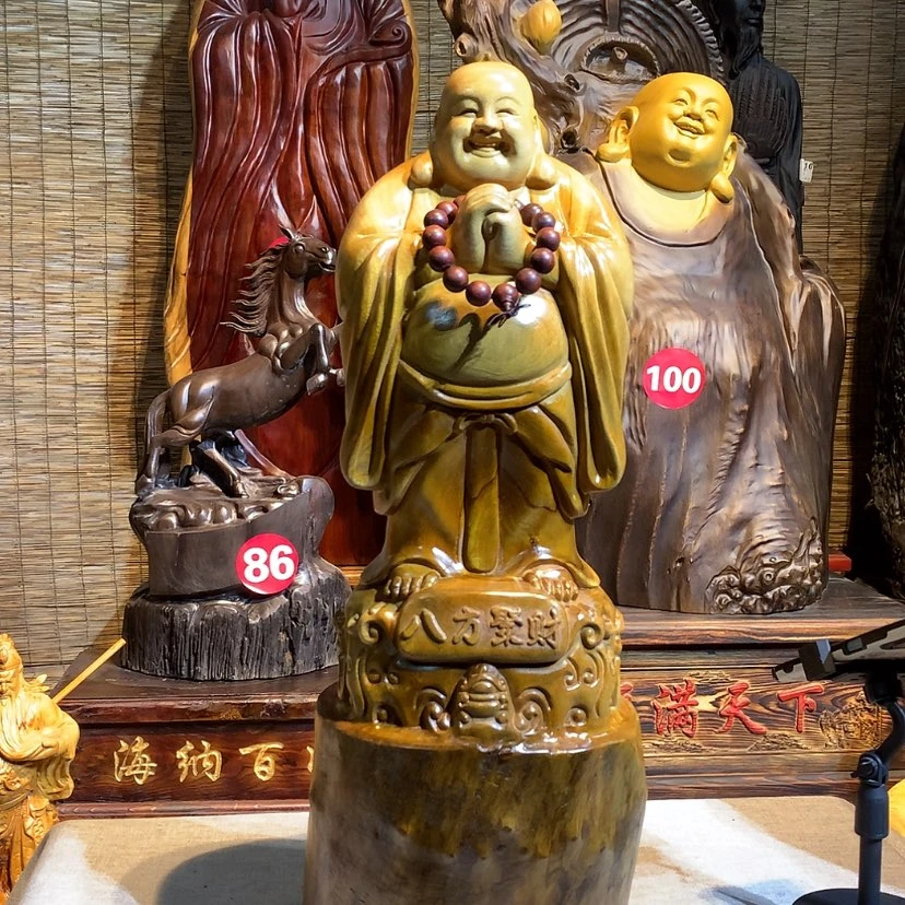 【闪购商品】香樟木根雕铭*