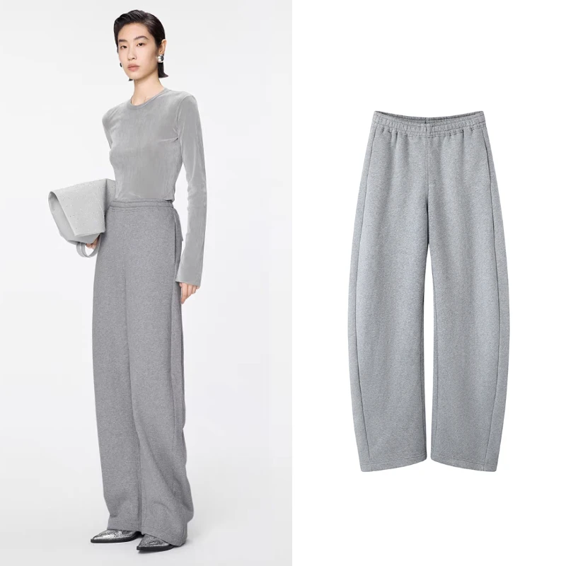 A1119【JN】商场同款香蕉裤2024年冬季新品时尚休闲百搭宽松卫裤女