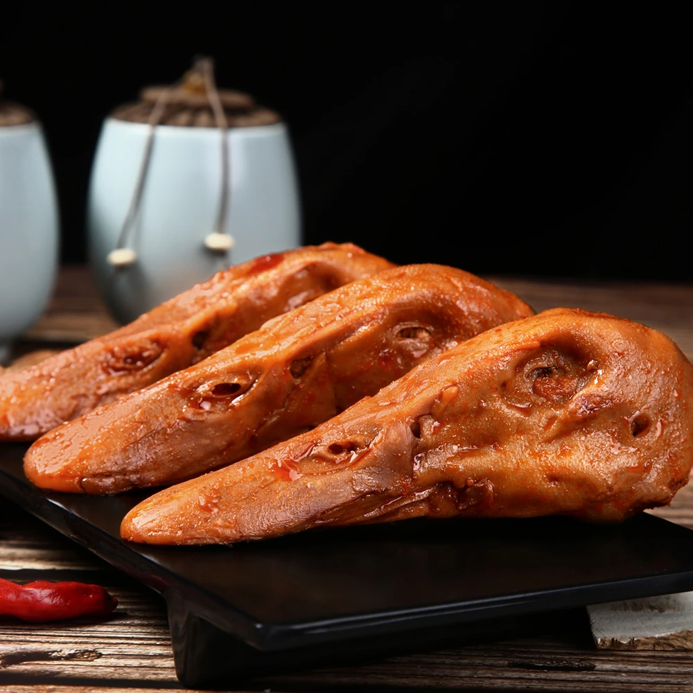 五香鸭头卤味源头供应链直发