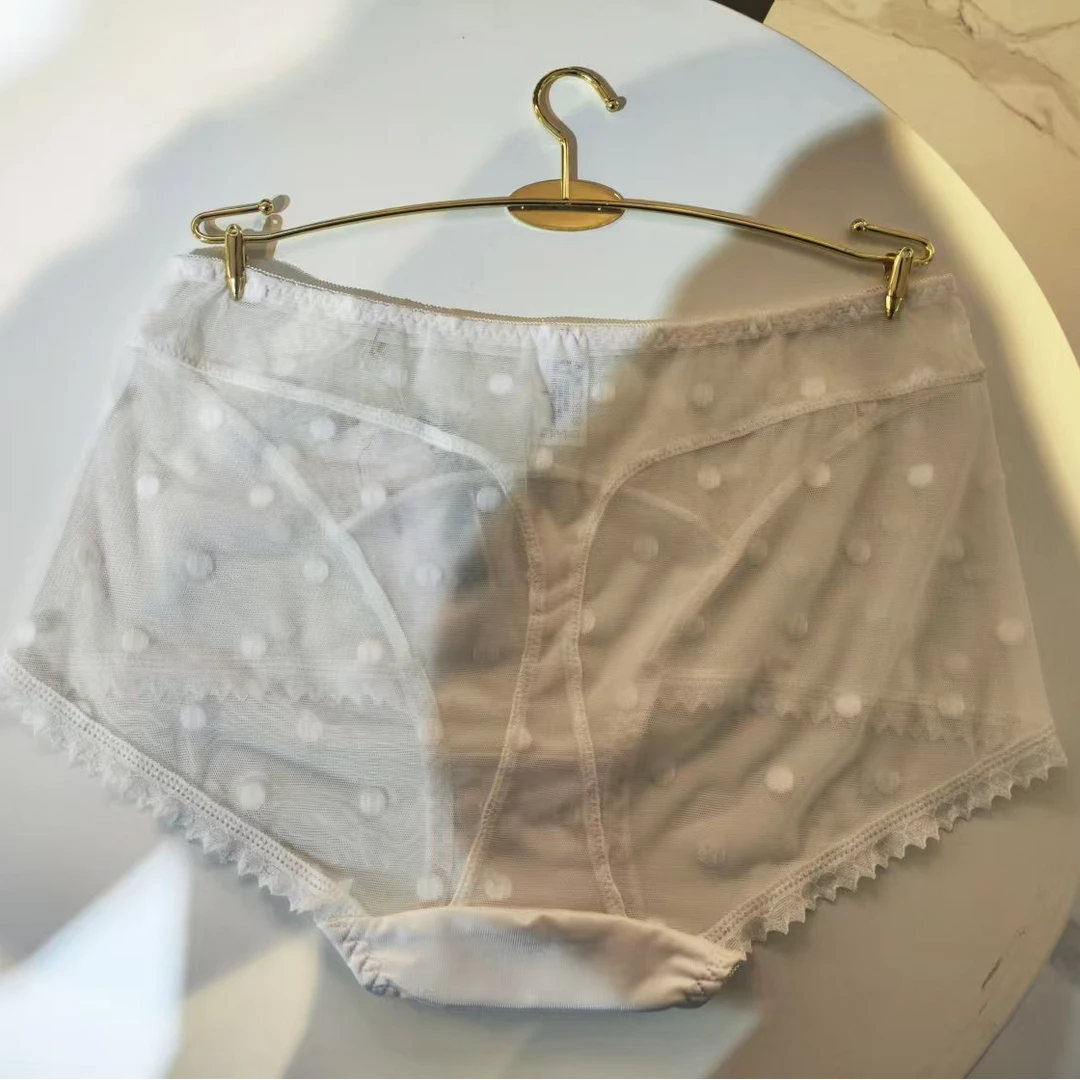 G8033高腰性感内裤女士蕾丝收腹提臀透明