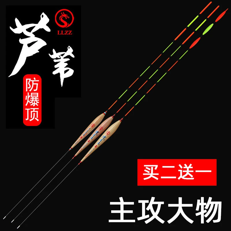 灵龙至尊芦苇大物漂加粗醒目防爆顶加长行程漂青草鲢鳙翘嘴鱼漂