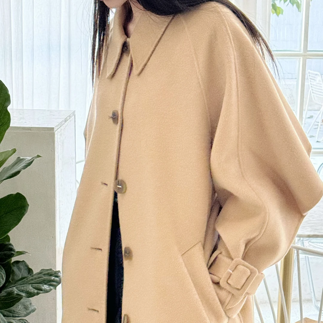 秋冬复古摩登风阿尔斯特大衣