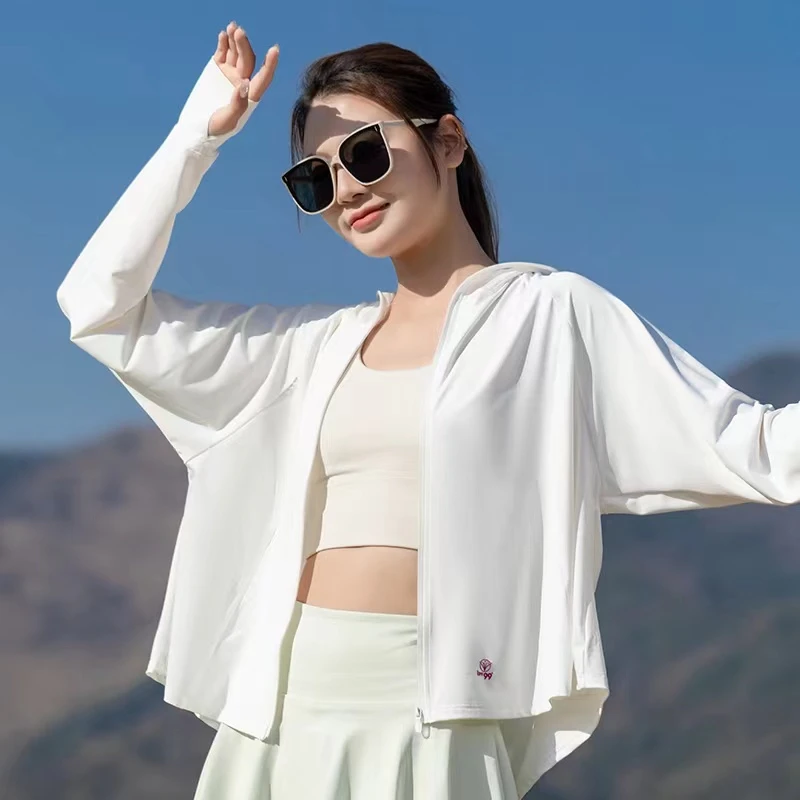 【锐姐优选】[K01斗篷防晒衣]户外长袖透气薄款连帽宽松防晒外套