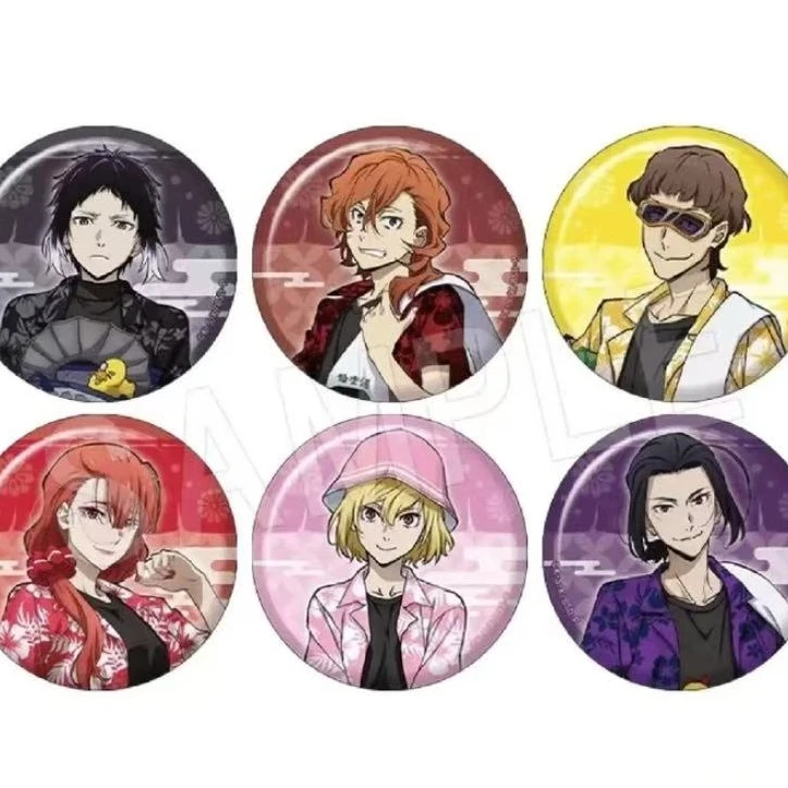 【文豪野犬】极乐汤/万圣节吧唧徽章 盲盒日谷