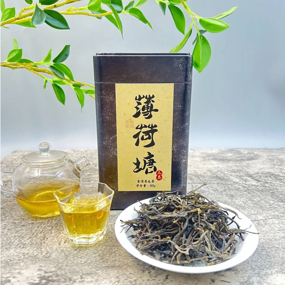 【既茗古茶】2023薄荷塘三类生茶（散茶）50g/罐