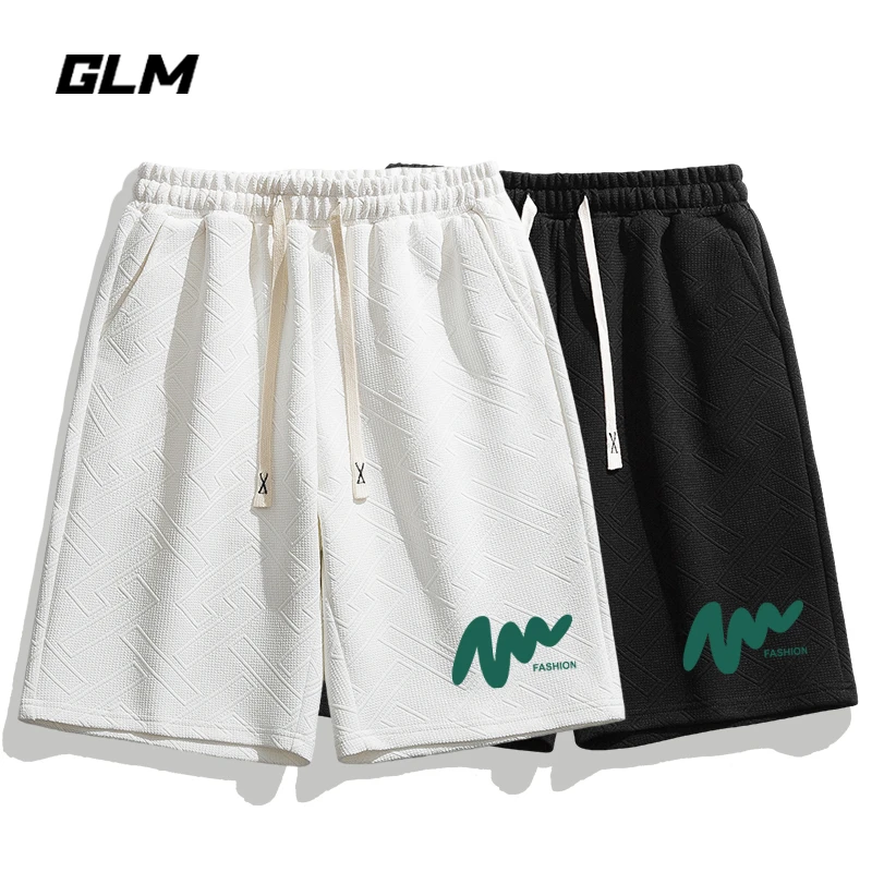 GLM夏季新款韩版痞帅青少年运动弹力宽松短裤五分裤男休闲裤潮