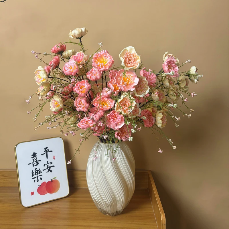 【粉蝶杜鹃10支】仿真花家居装饰客厅卧室餐桌摆件花艺