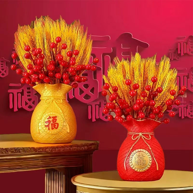 天然黄金大麦套装仿真花束摆件福袋家居装饰客厅麦穗装饰