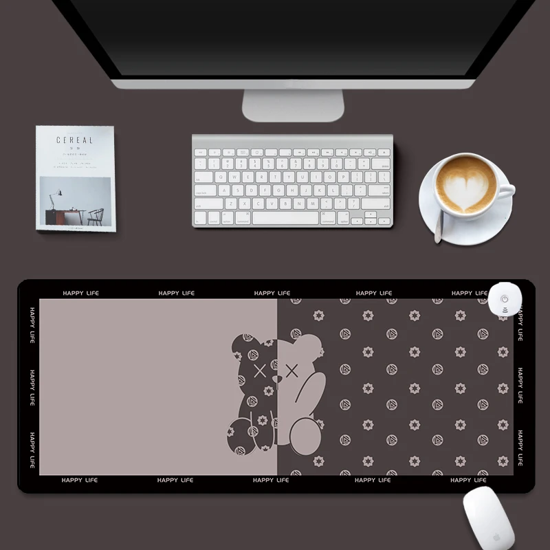 加热鼠标垫超大号发热垫子电脑桌面暖手办公室电热发热台板暖桌垫