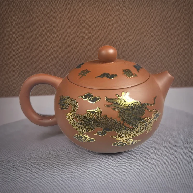 260cc手工精品朱泥短嘴西施风云变色茶具 茶器00