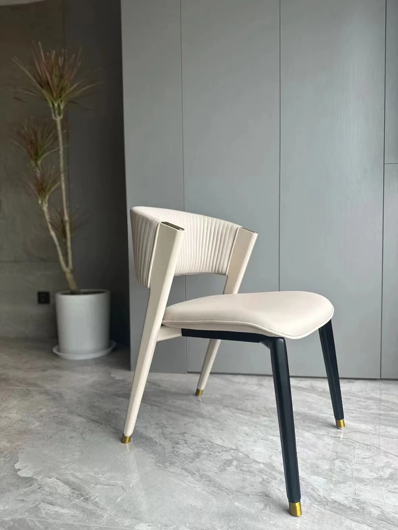 椅子轻奢餐椅家用酒店极简意式简约餐厅北欧餐桌椅书桌椅化妆椅