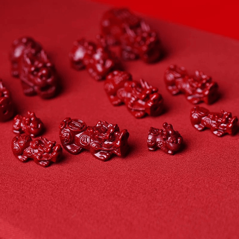 含辰砂工艺品朱砂配饰貔貅手工DIY貔貅配件