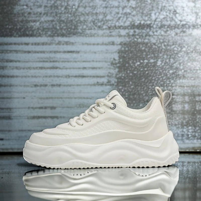 威廉福克斯捷豹时尚休闲厚底百搭男士潮秋季男士低帮软底休闲鞋