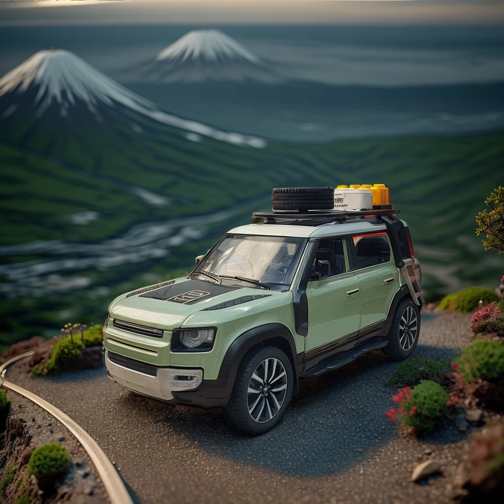 1:24仿真路虎新卫士户外版合金越野SUV汽车模型礼物摆件