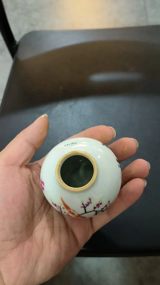 景德镇陶瓷摆件陶瓷陶瓷粉彩小苹果尊