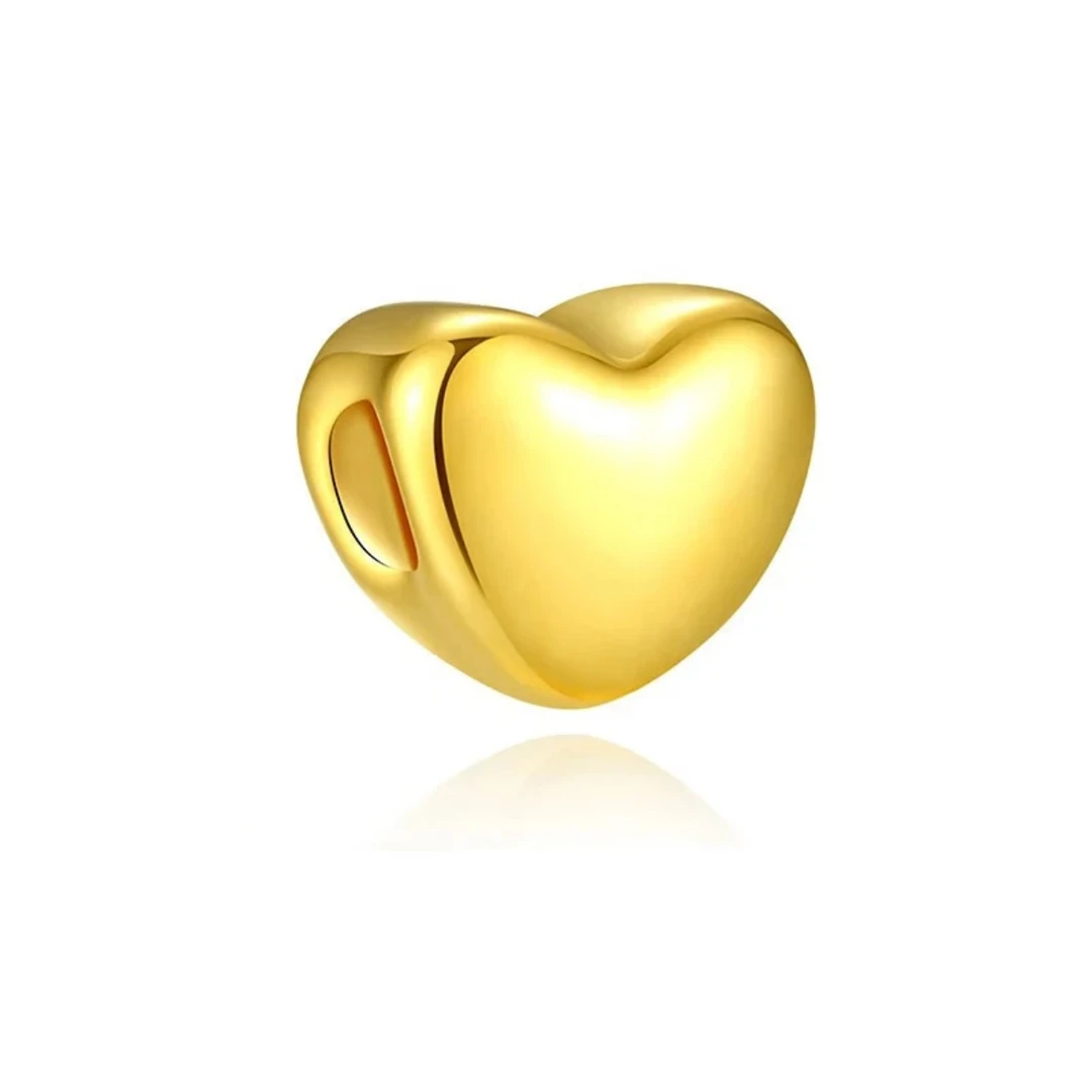 【莹莹专享】足金配件 足金999爱心一颗 多样性 （赠合金链）BP 5007