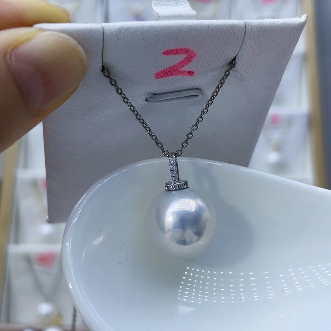 【闪购商品】淡水珍珠颈饰18K金镶嵌