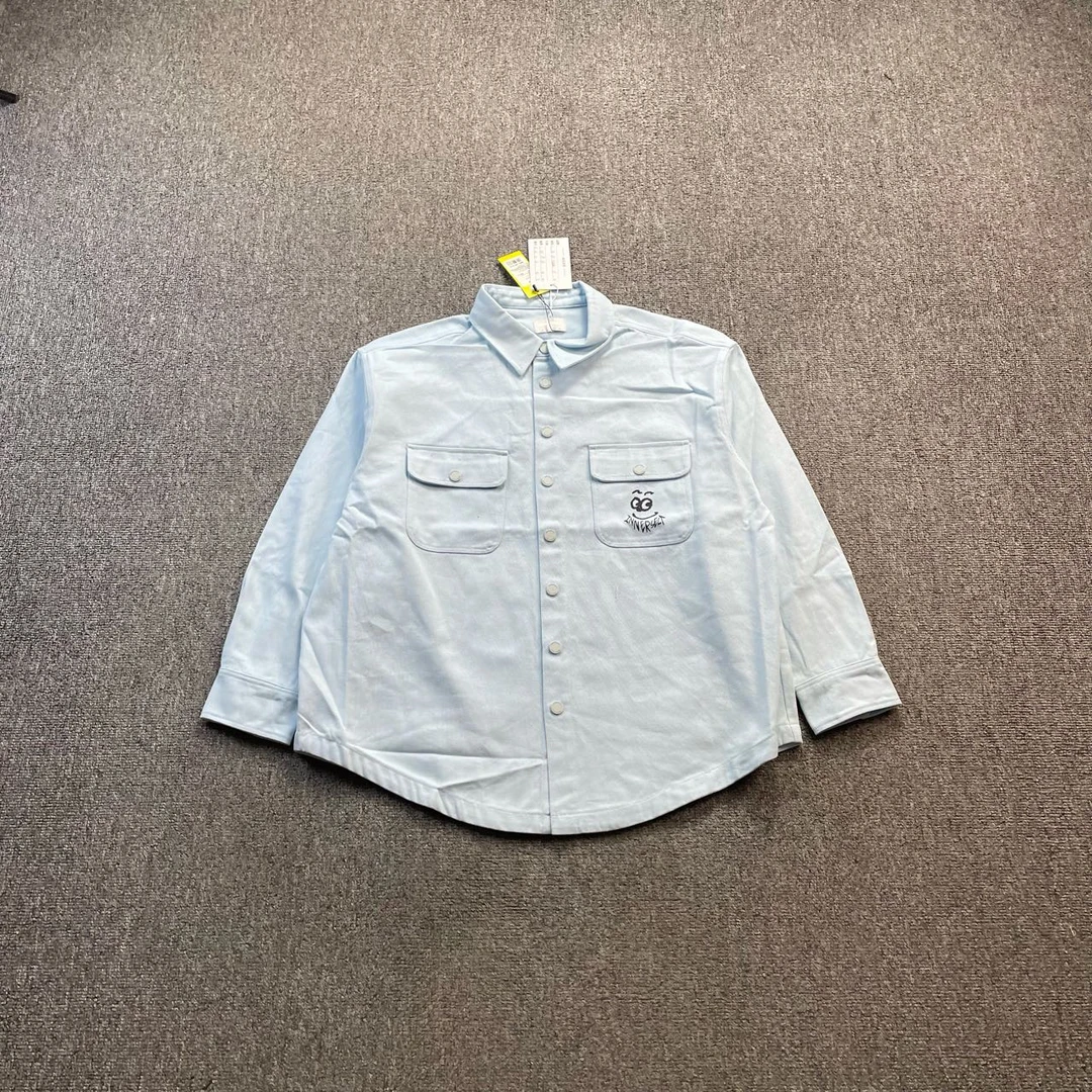 innersect 蓝色涂鸦牛仔衬衫 7*S 25*M 25*L 12*XL/全新