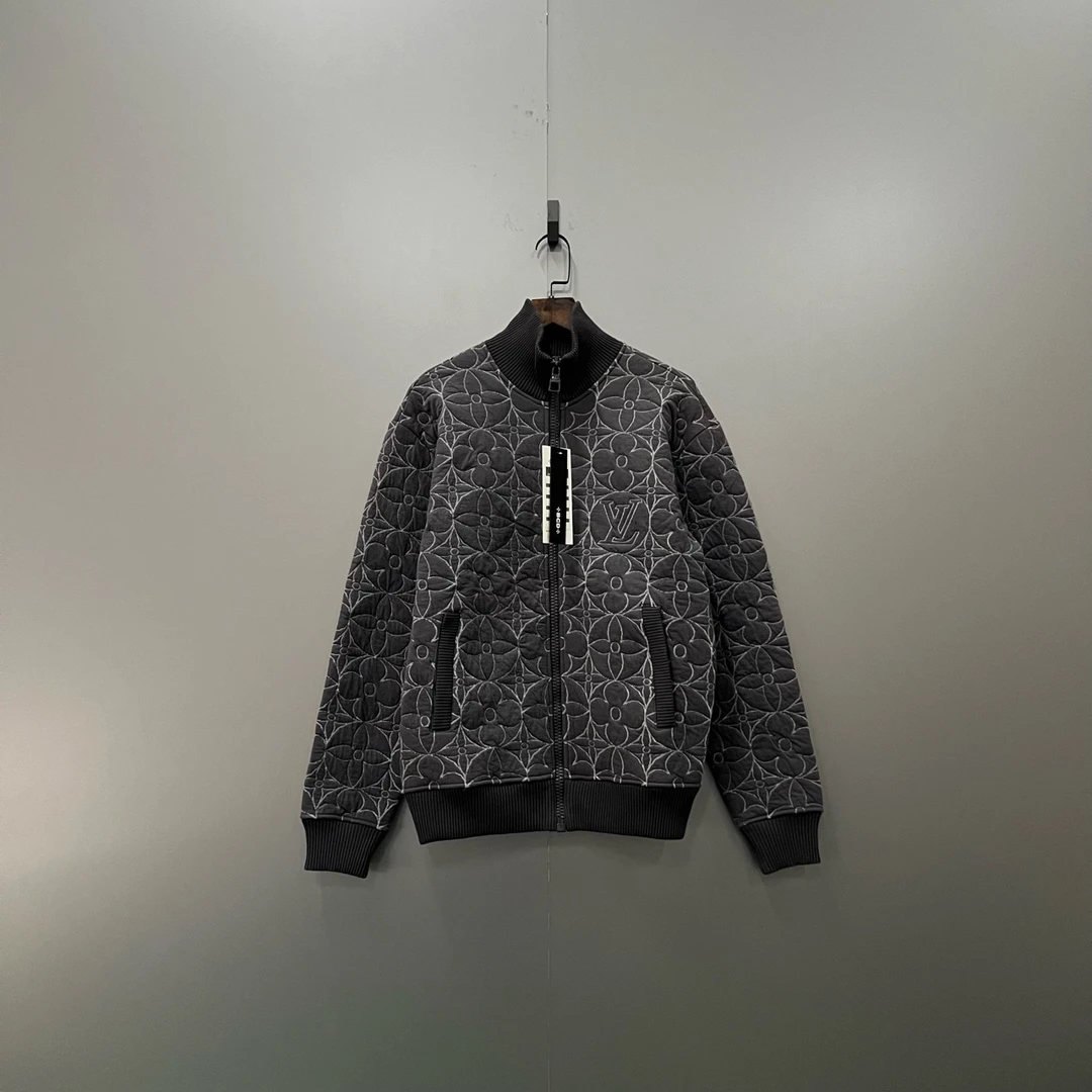 Louis Vuitton lv 三花压纹拉链夹克 S码/全新/公价13900/吊牌 b