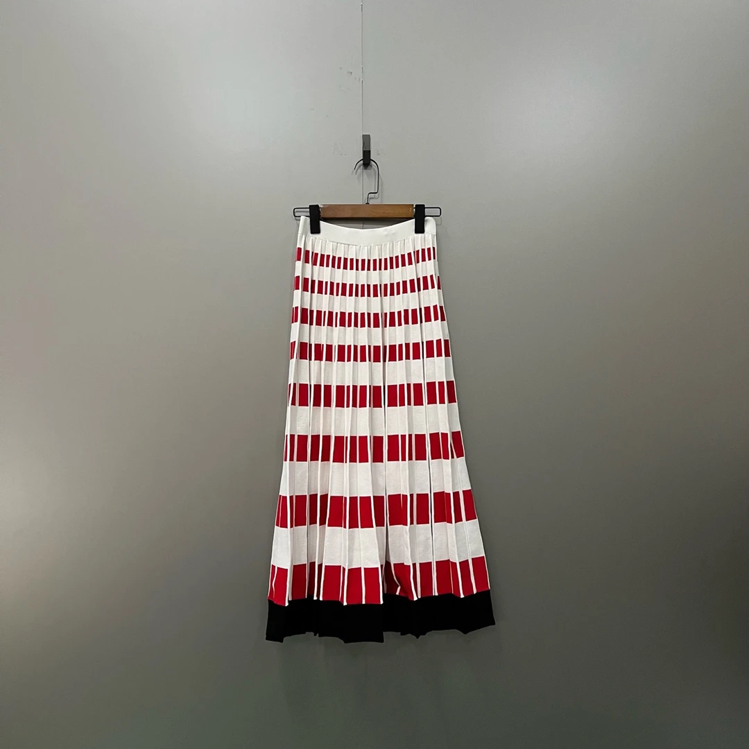 FENDI 芬迪 拼色格纹半身裙 38码/95新/公价8000/无配件 bc001561