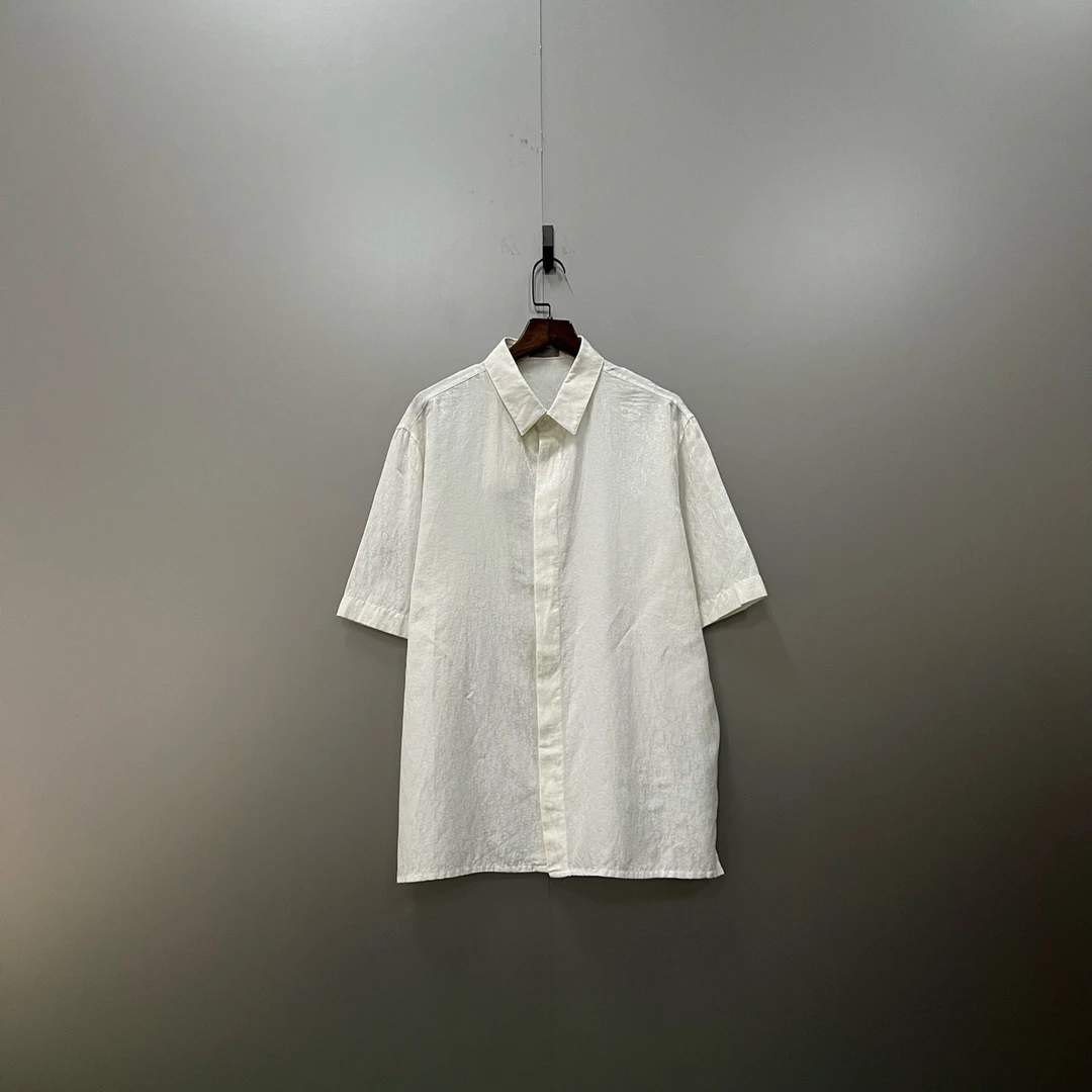 Dior 迪奥 满印老花短袖衬衫 40码/98新/公价5800/无配件
