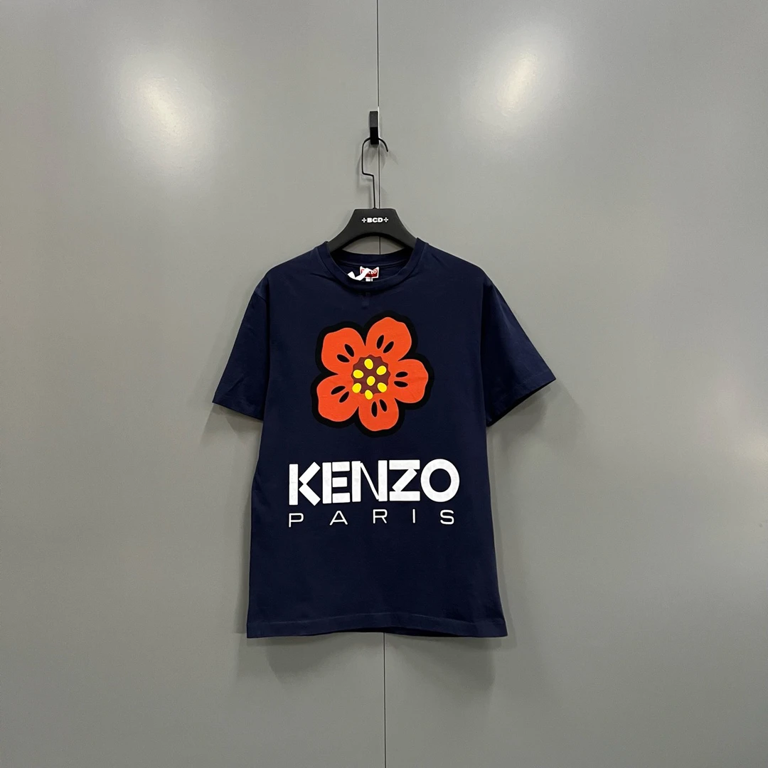 KENZO 高田贤三 × Nigo 联名款 BOKE花朵系列 花卉刺绣logo短袖 S