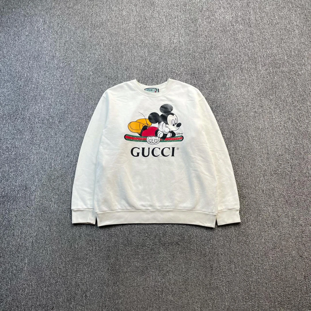 GUCCI x Disney 古驰迪士尼联名 米老鼠卫衣 M码/95新/毒6829