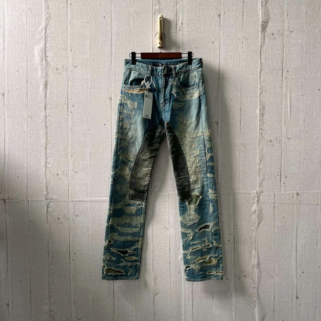 Givenchy 纪梵希 Boro 破坏牛仔裤 29码/98新/毒10929/无配件